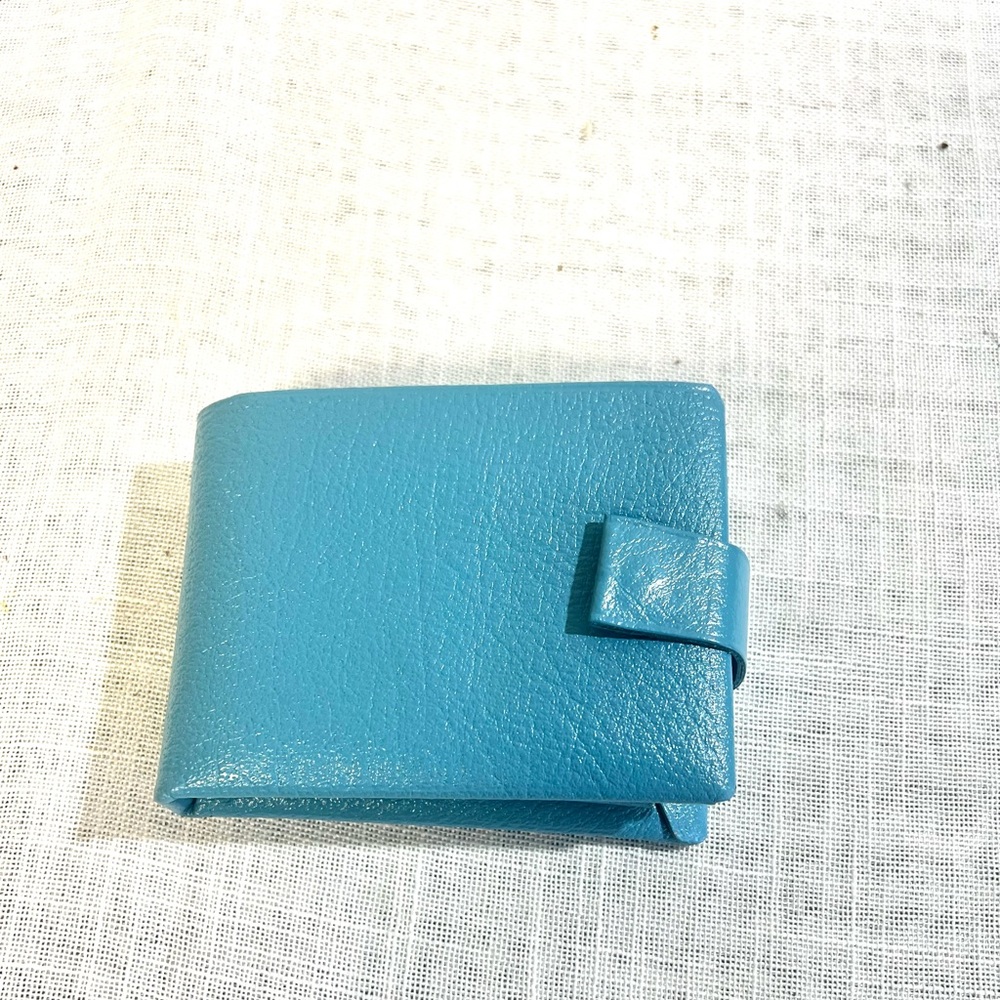 Vintage wallet princess gardner turquoise retro